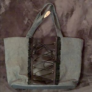 NWT Victoria’s Secret denim bag